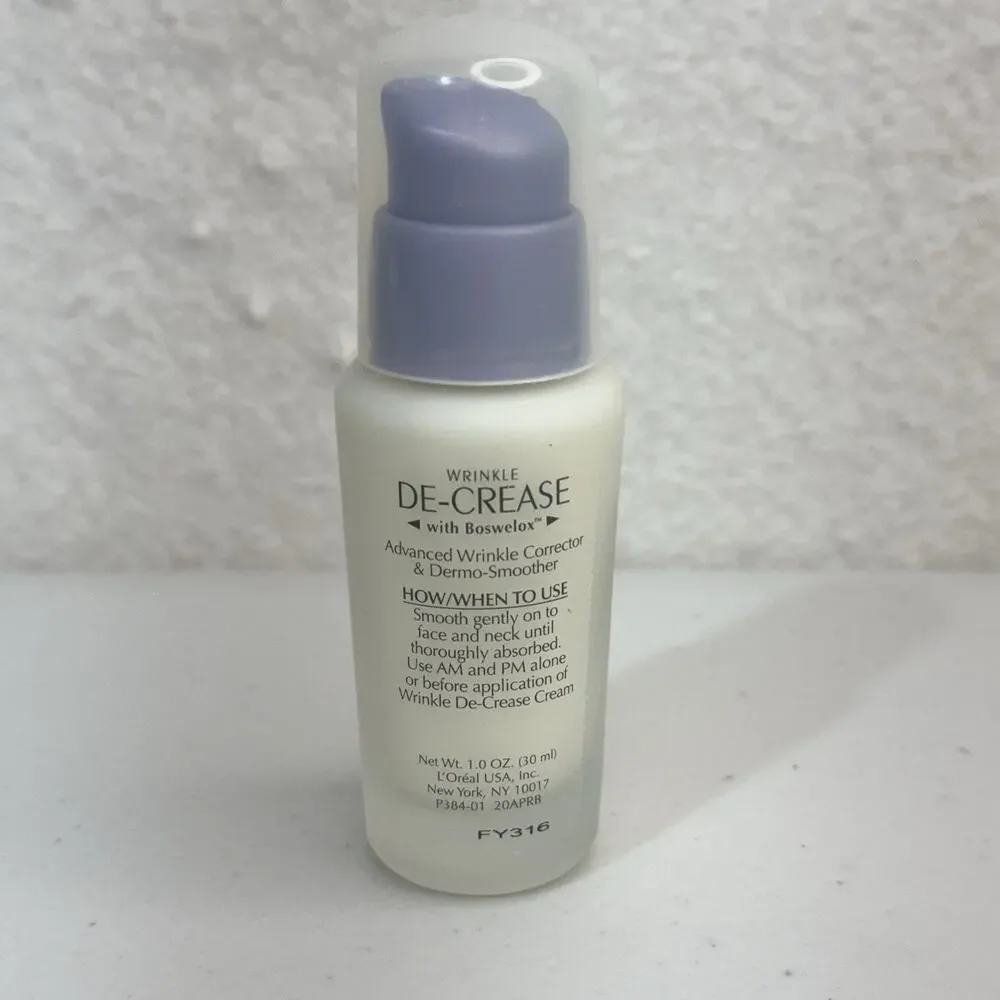 L'Oreal Advanced Wrinkle Corrector Dermo-Smoother DeCrease With Boswelox 1 oz
